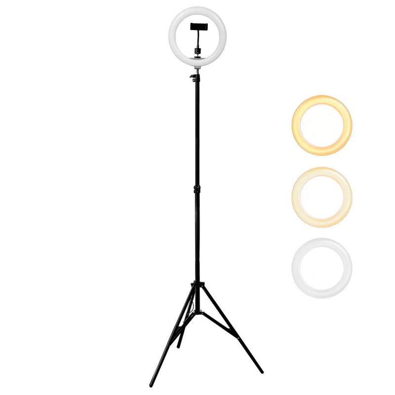 Ring Light w/ Phone Holder - إضاءة